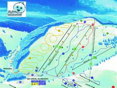 Trail map Hlubočky