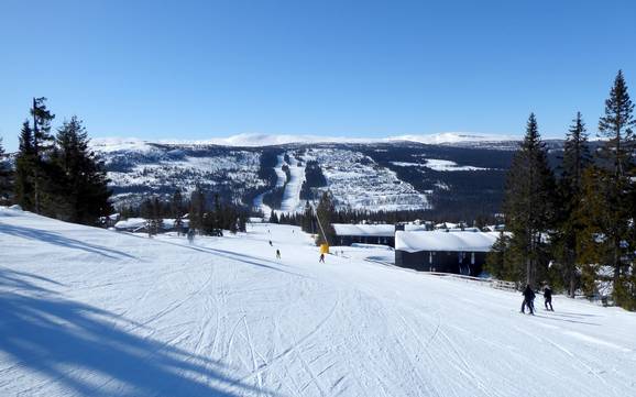 Skiing in Kvitfjell Vest