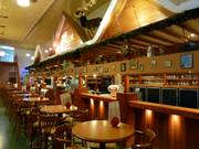 Attractive bar in the Ice Mountain restaurant