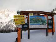 Information at the mountain station