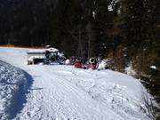 High-performance snow cannons in the valley