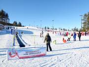 Practice slopes at Experiumtorget in Lindvallen