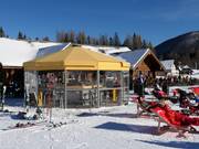 Umbrella bar at the Bärenhütte