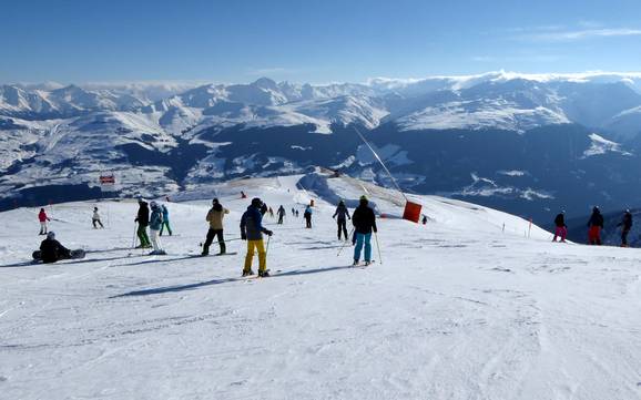 Skiing in Brigels (Brei)