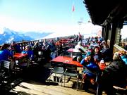 Panorama terrace at the mountain restaurant Käserstatt