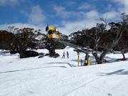 Efficient snow cannon in the ski resort of Perisher