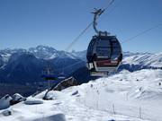 Riederalp-Blausee-Moosfluh (Gletscherbahn Moosfluh) - Combined installation (6 pers. chair and 8 pers. gondola)