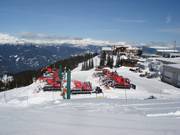 Service station for piste vehicles at Whistler Mountain