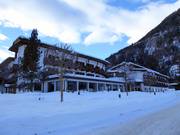 A ski route leads to the Defereggental Hotel & Resort