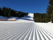 Very good slope grooming at Rangger Köpfl