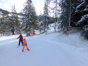 Children's slope in Corvara