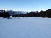 Easy slope at Altiport in Méribel