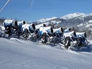 The snow cannons are ready