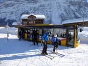 Ski bus in Grindelwald