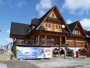 Restaurant at the valley station directly on the slopes