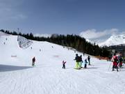 The practice area at the mid-station