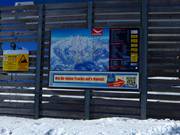 Information board at the Lachtal chairlift