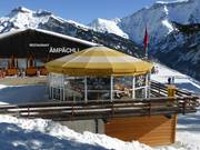 Umbrella bar Karussell at the mountain restaurant Ämpächli