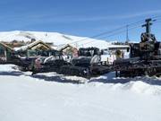 Modern grooming machines at Dollar Mountain
