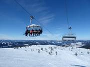 Hafjell 360 (Hafjelltoppen) (O) - 6pers. High speed chairlift (detachable) with bubble and seat heating