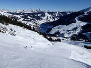 Challenging World Cup downhill run at Zwölferkogel in Hinterglemm