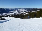 Wide slope with views down to the Gudbrandsdalen valley