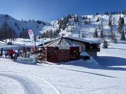 Umbrella at the Gasslhöhhütte on the Reiteralm