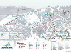 Trail map La Féclaz