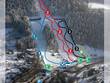 Trail map of the ski resort Hlinsko