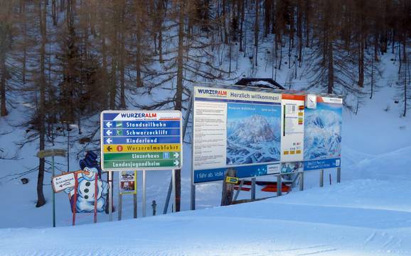 Ennstal Alps: orientation within ski resorts – Orientation Wurzeralm – Spital am Pyhrn