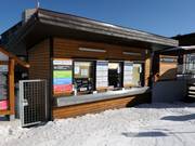 Well-maintained ticket area at the Martinovi Baraki Express chairlift