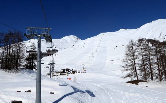 Skiing in Zuoz