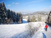 Snow-covered winter landscape at Hohe Bracht – unfortunately not the norm