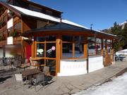 Pit stop at the Falzeben valley station