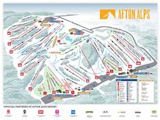 Trail map Afton Alps