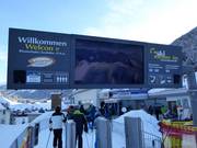 Information at the valley station of the Riesnerbahn