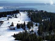 View of the easy slope Paradise