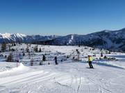 Panorama slopes at the summit