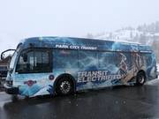 Electrified Park City shuttle bus