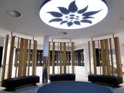 From the modern ski storage room straight onto the slopes