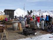 Al Zedron at the Col de Valvacin mountain station