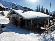 Mountain hut tip Alphittli Gummenalp