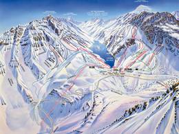 Trail map Portillo