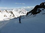 Bergers slope with a view of Pic du Midi