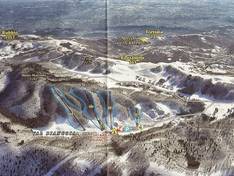 Trail map Biancoia – Conco