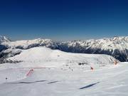 The red slope Chamois to Alpe d'Huez
