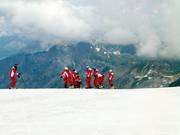 The ski resort is especially popular with ski clubs.