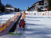Beginners’ area run by the Skischule Lienzer Dolomiten ski school