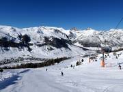 Slope at the Valfin Monte Neve chairlift