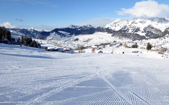 Ski resorts for beginners in Toggenburg – Beginners Wildhaus – Gamserrugg (Toggenburg)